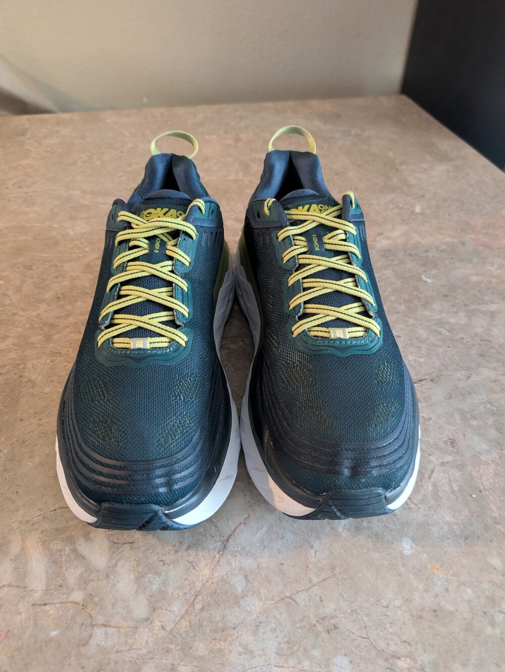 Hoka One One Bondi 6 "Deep Teal "Running Cushioned #F27219F Shoes Mens Size 11 - Picture 3 of 13